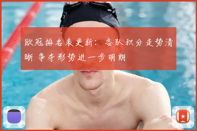 欧冠排名表更新:各队积分走势清晰 争夺形势进一步明朗