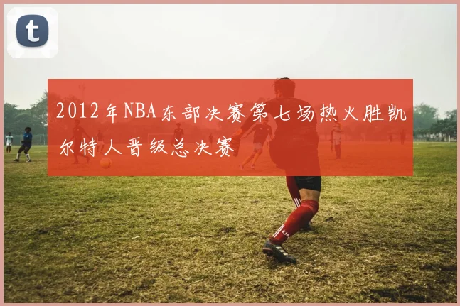 2012年NBA东部决赛第七场热火胜凯尔特人晋级总决赛
